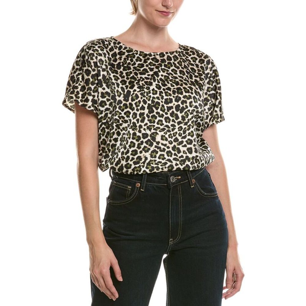 Anne Klein Womens  Bateau Neck Top, Green